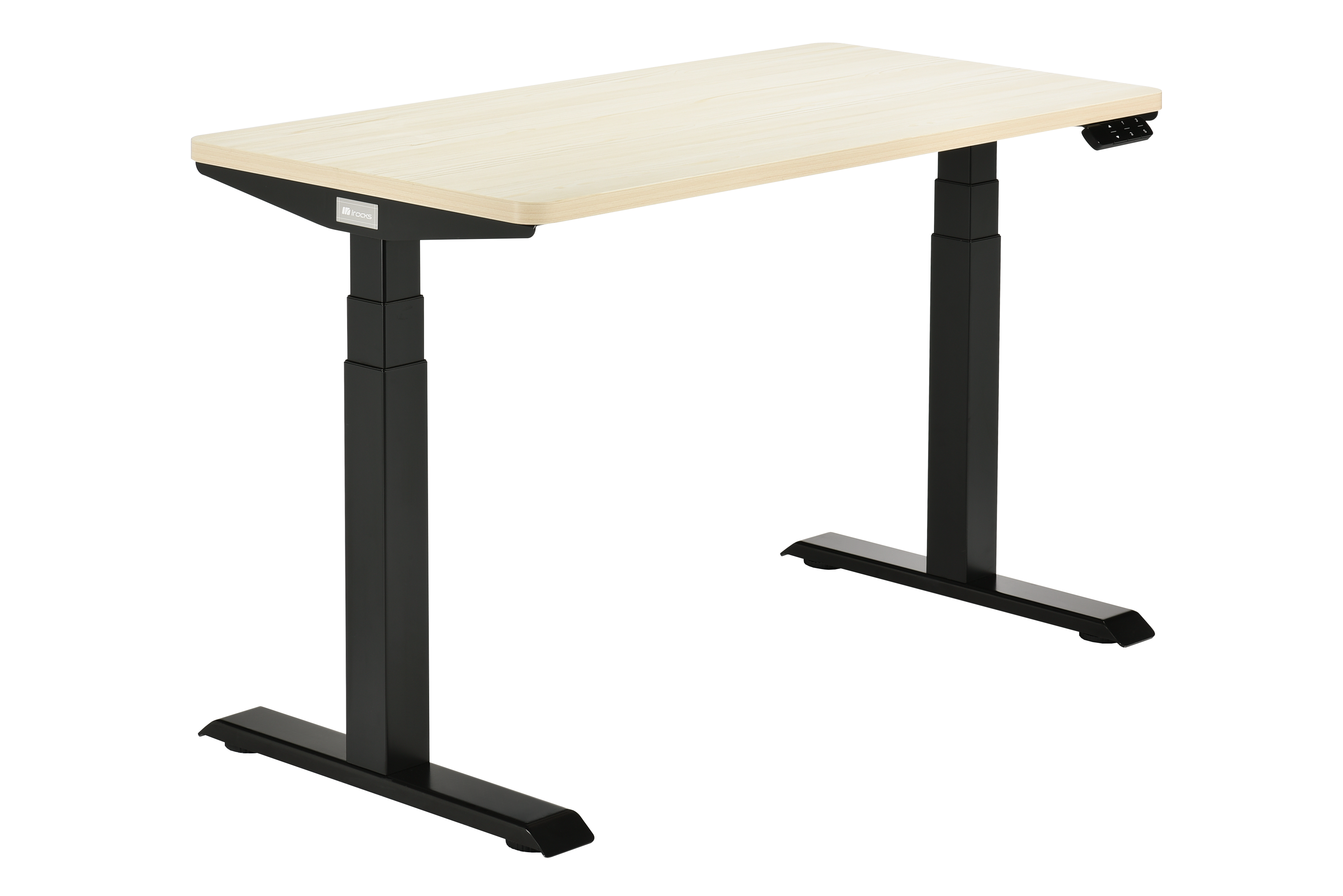 贈K74R 機械式鍵盤-白紫晶艾芮克 i-Rocks D01-SS 電動升降桌 120x60x2.5cm