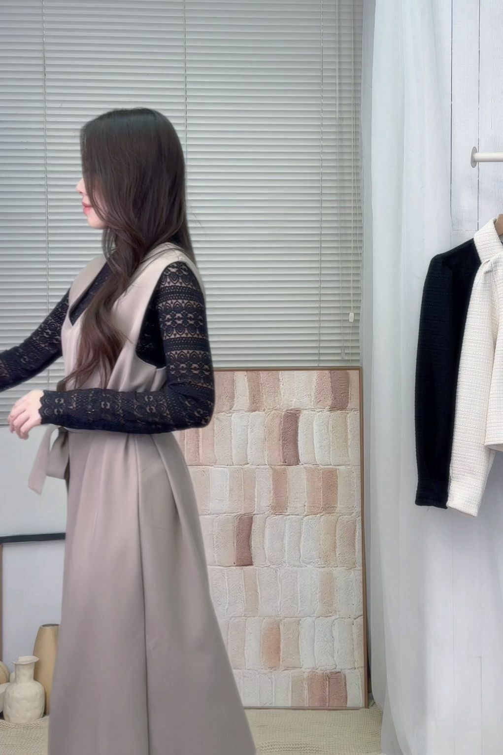 OP#6595 ♡Lowkey 馬甲連身裙♡