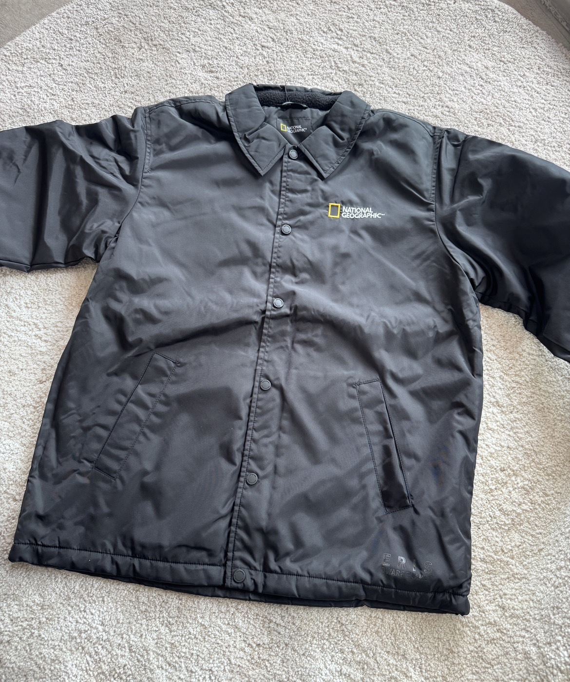 【現貨】National Geographic 國家地理 防風教練外套 防風外套 教練外套 毛毛外套 保暖 N193MJP220
