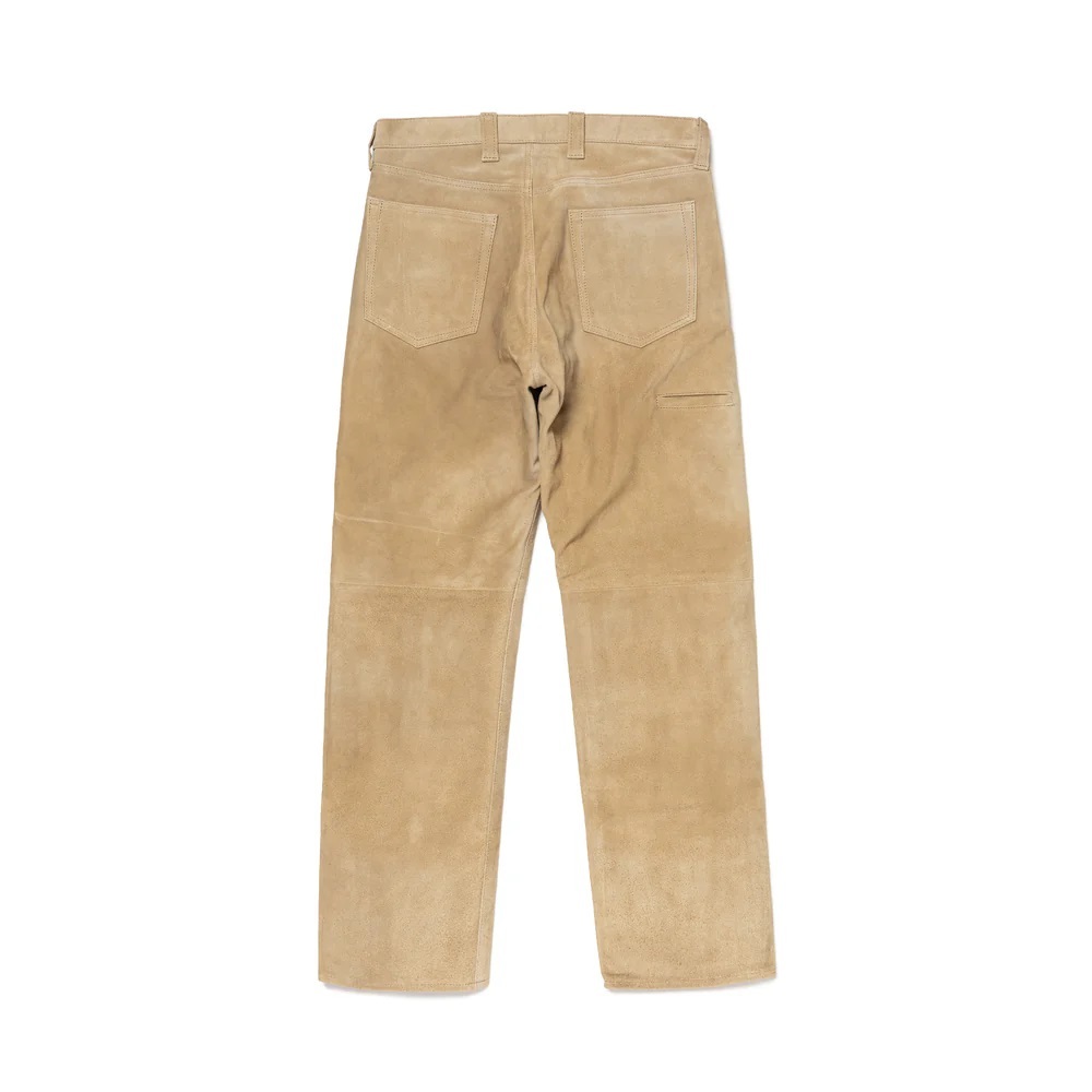 HUMAN MADE 2024 A/W SUEDE LEATHER PANTS - BEIGE PRE ORDER ITEM (預訂中)