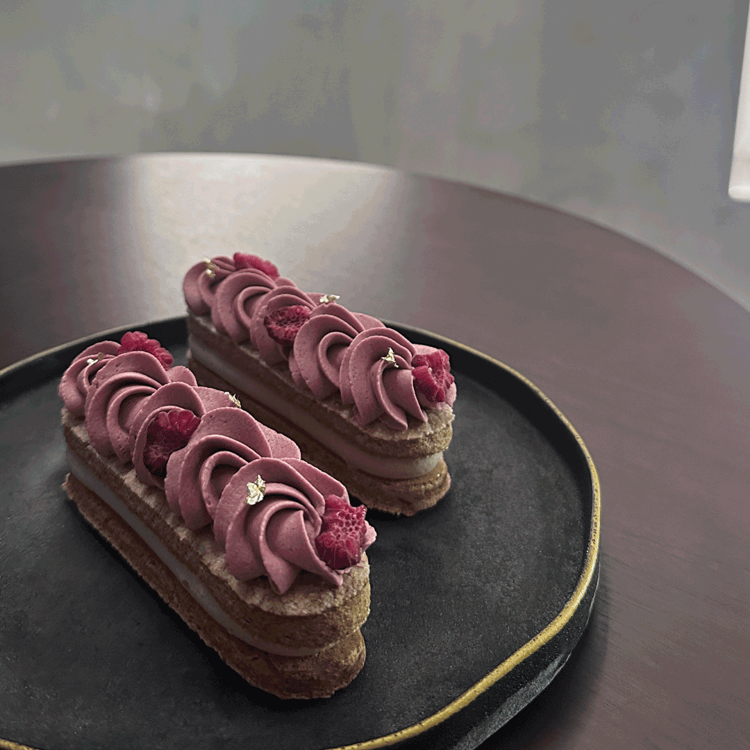 秋 · 芋頭可可達克瓦茲