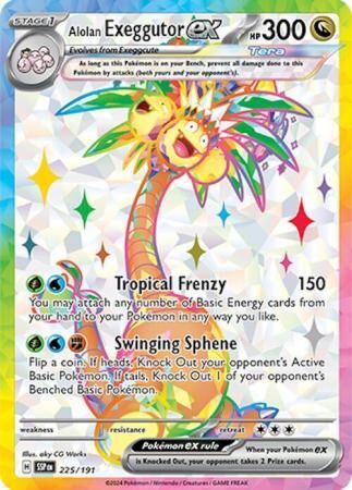 Alolan Exeggutor ex - 225/191 - Full Art Secret Rare