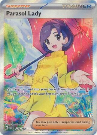 Parasol Lady - 238/182 - Full Art Secret Rare