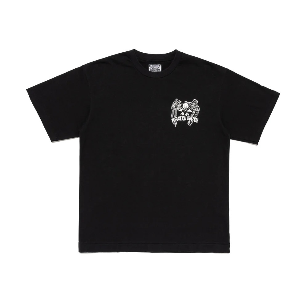 WASTED YOUTH 2024 A/W T-SHIRT #02 - BLACK PRE ORDER ITEM (預訂中)