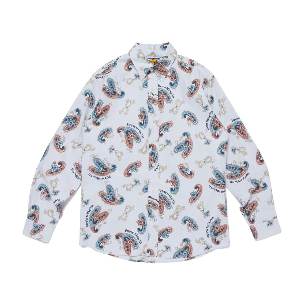 HUMAN MADE 2024 A/W PAISLEY BD SHIRT SHIRT - BLUE PRE ORDER ITEM (預訂中)