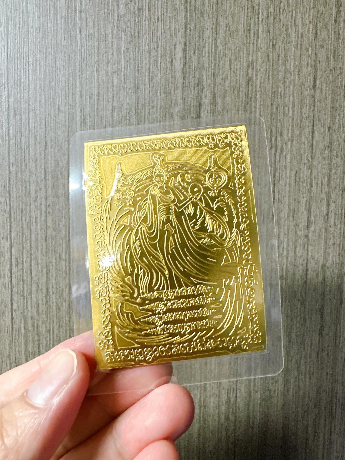 泰國 阿贊咒大師 供請 魅力九尾狐仙符片