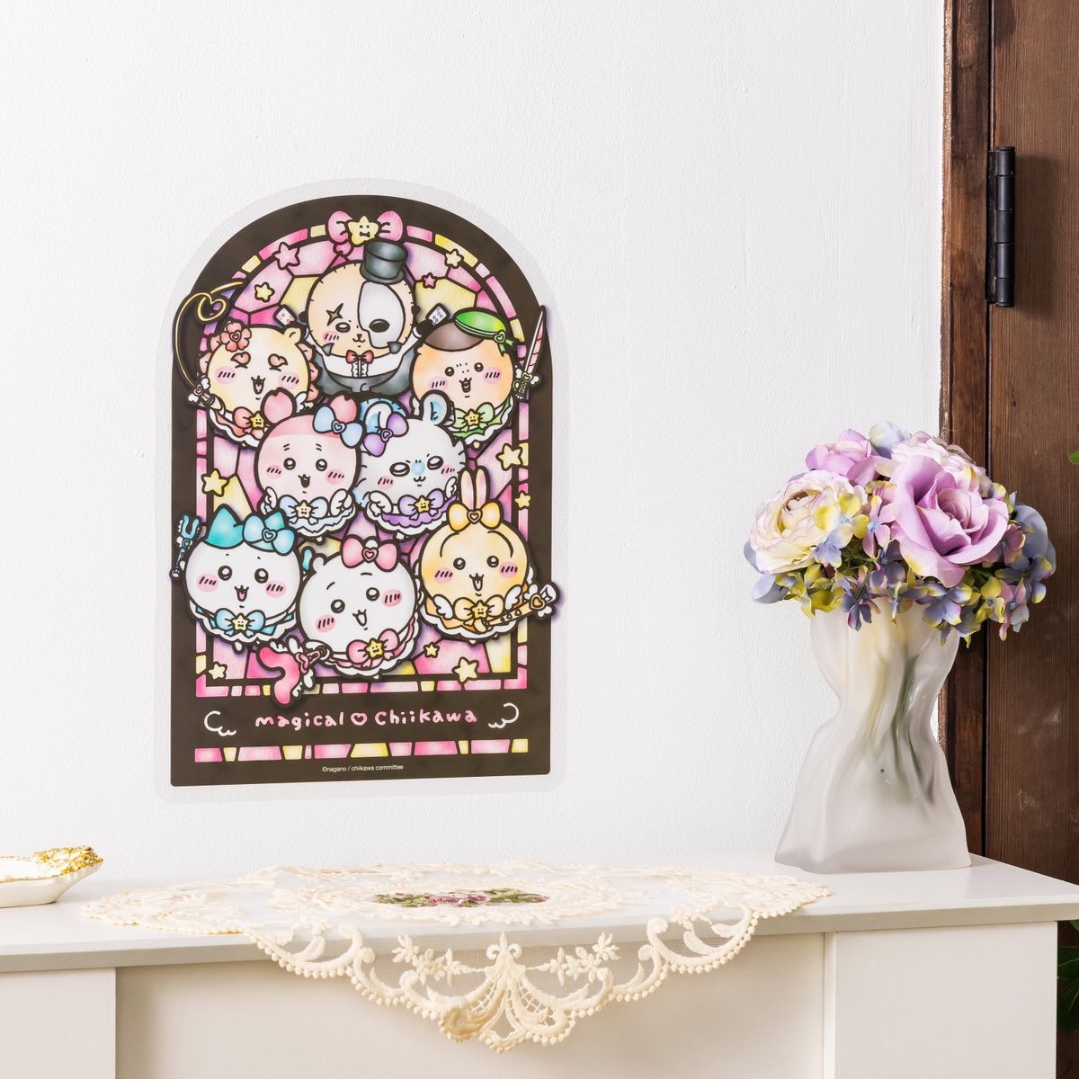 iSNEAKERS｜ 日本 Chiikawa 吉伊卡哇 魔法少女 玻璃窗 壁貼 小貼紙