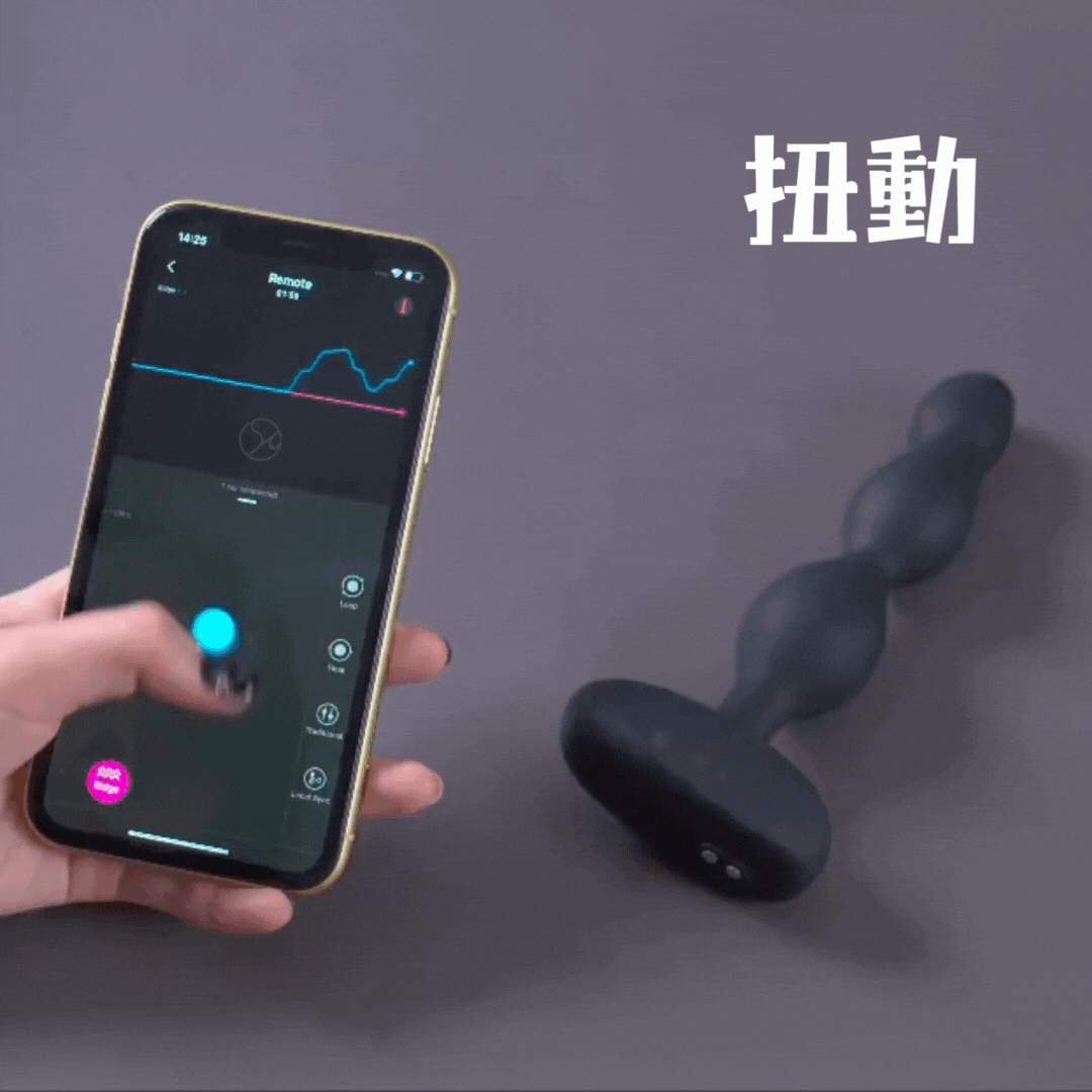 LOVENSE Ridge 後庭震動串珠 - 黑色