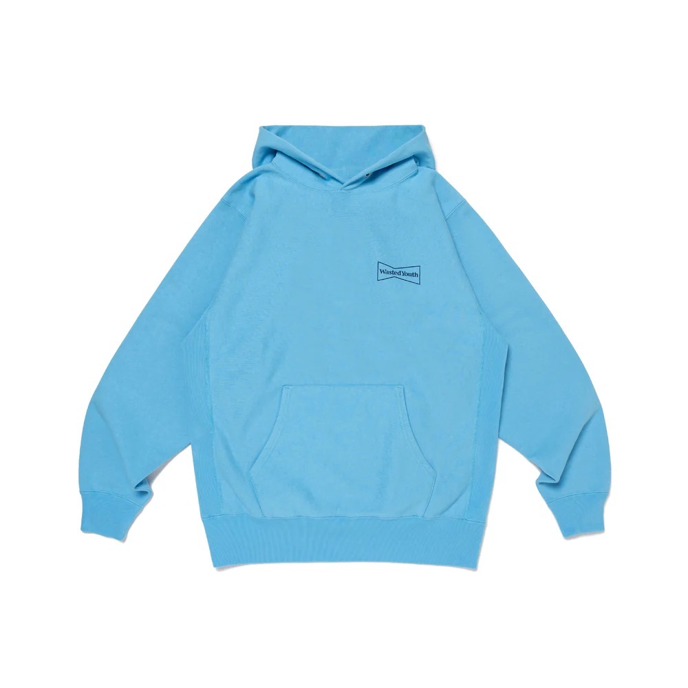 WASTED YOUTH 2024 A/W HEAVY WEIGHT HOODIE - BLUE PRE ORDER ITEM (預訂中)
