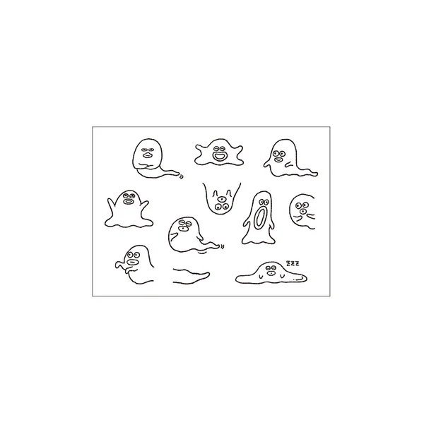 柴田ケイコ x 水縞 自在印章 日誌 手帳助陣隊 鬼怪｜水縞 日本