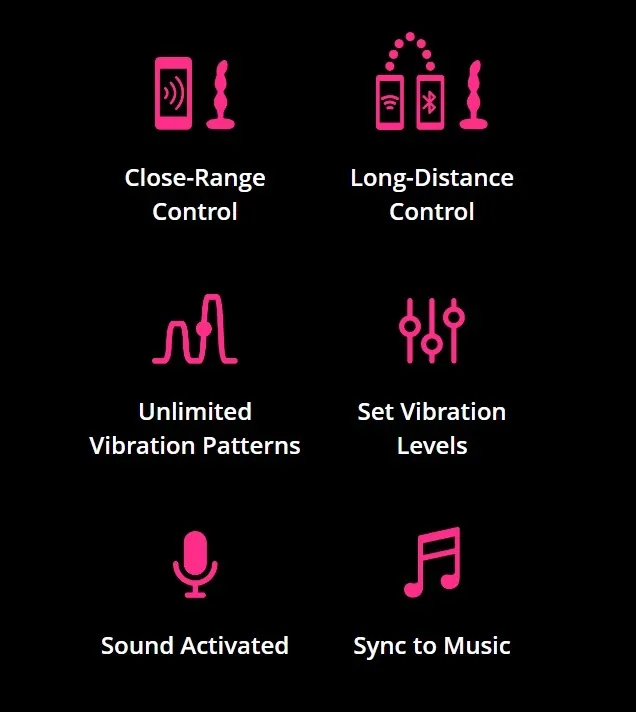 LOVENSE Ridge 後庭震動+扭動串珠 - 黑色
