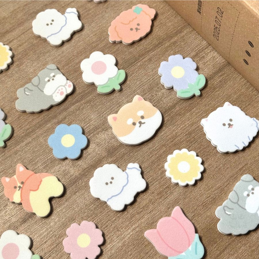 Kamio Sticker Pack－Puffy Sponge Series