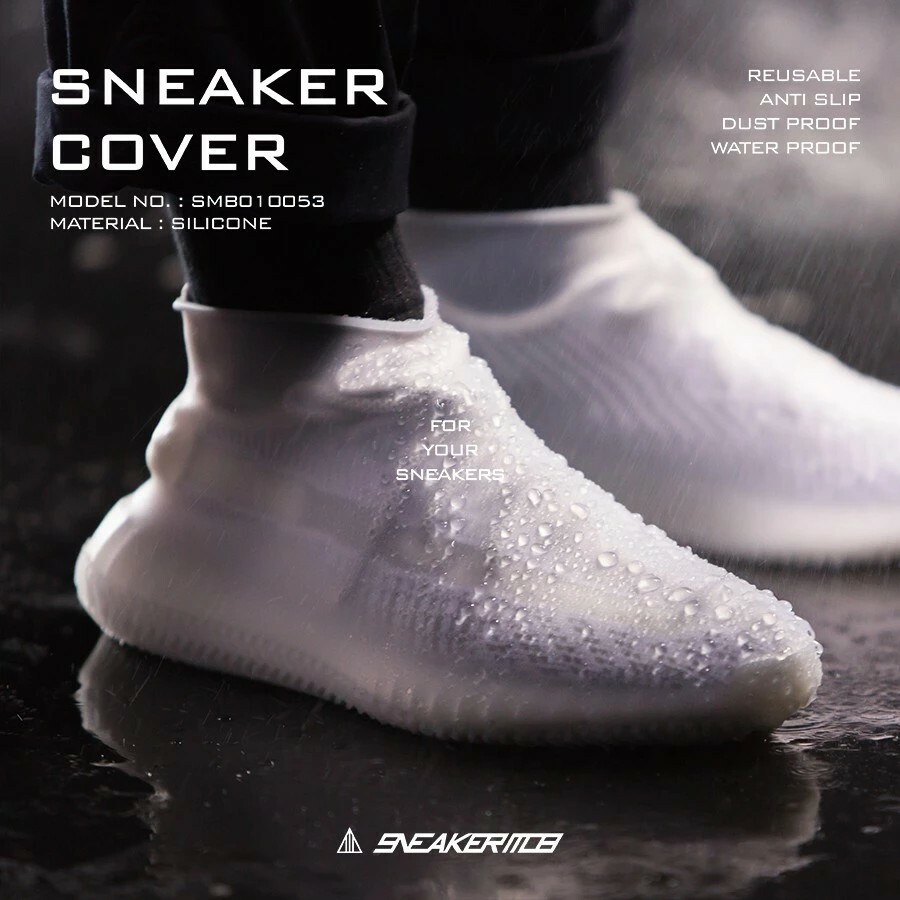 【雨天法寶】Sneaker Mob Sneaker Cover 防水鞋套 雨鞋套 矽膠鞋套 黑 白 透明