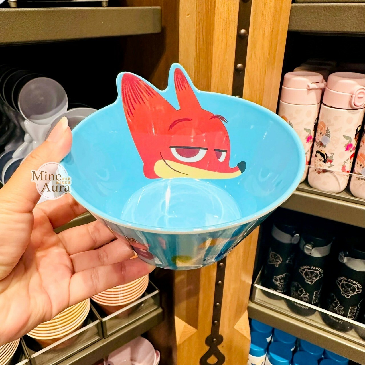 胡尼克 Nick 兒童 餐具 造型碗 動物方城市 Zootopia -上海迪士尼樂園