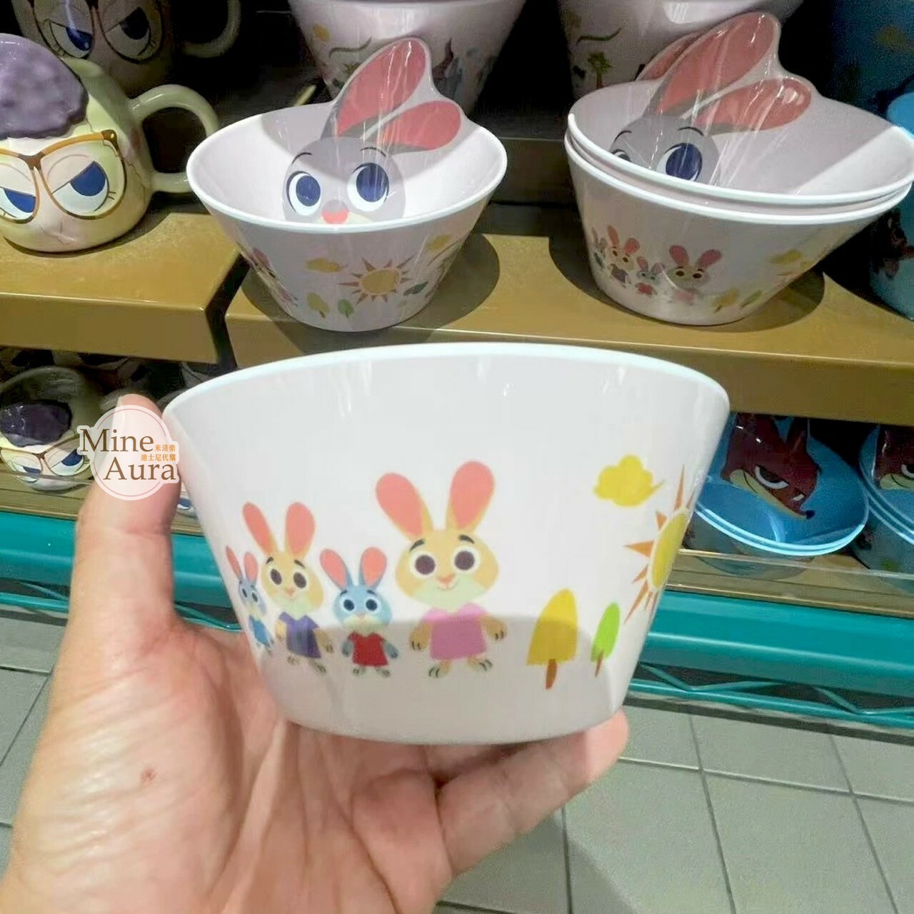 哈茱蒂 Judy 兔 兒童 餐具 造型碗 動物方城市 Zootopia -上海迪士尼樂園