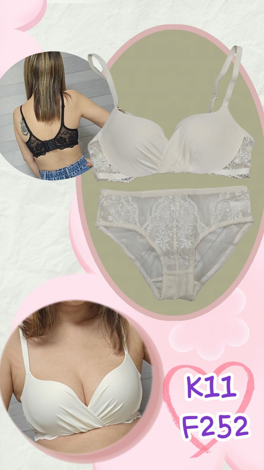 現貨清貨 n韓國連線 前扭紋集中型BAR套裝（K11 F252）【清貨貨品不設退換】