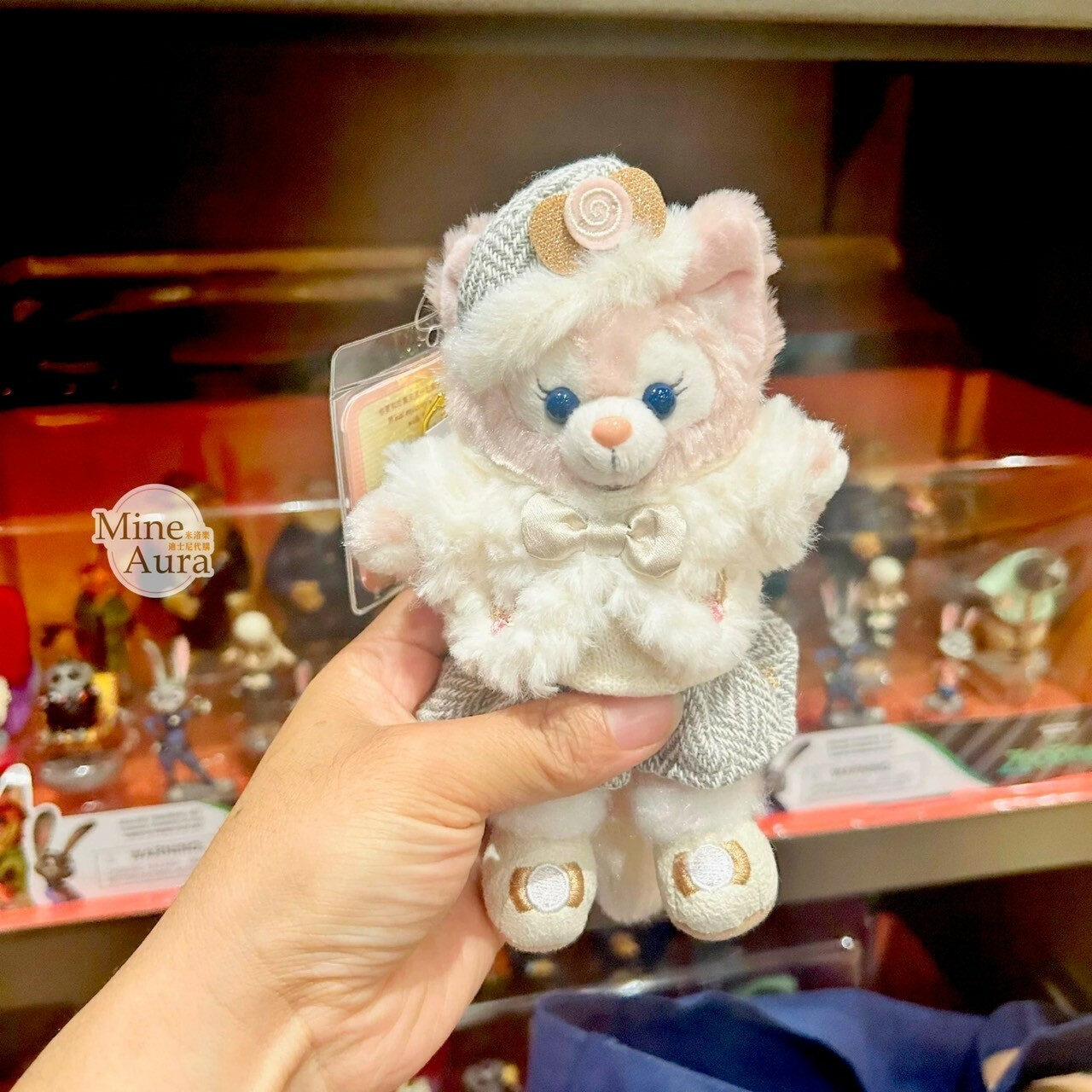 2024 冬日 達菲 Duffy 與好友們 玲娜貝兒 LinaBell 鑰匙圈 吊飾 -上海迪士尼樂園