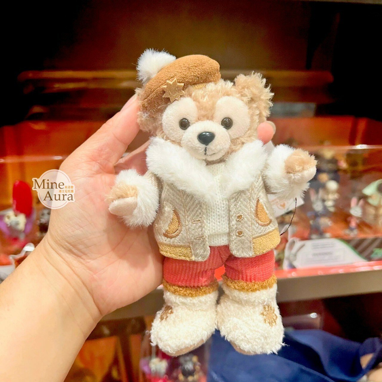 2024 冬日 達菲 Duffy 與好友們 達菲 Duffy 鑰匙圈 吊飾 -上海迪士尼樂園