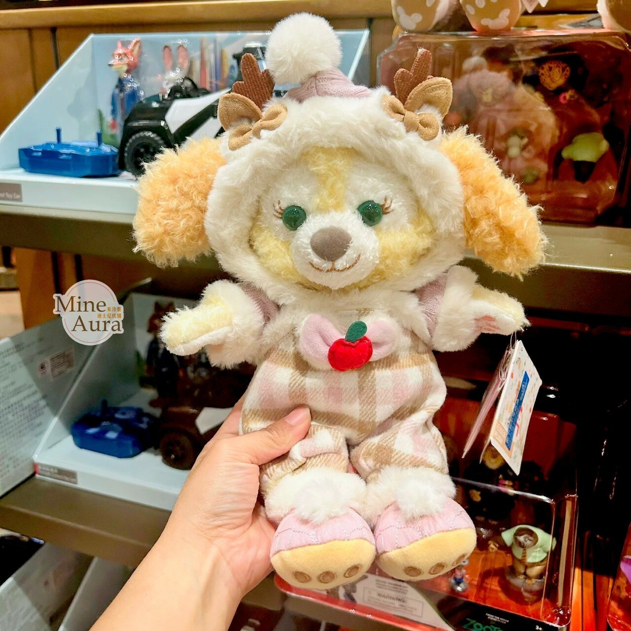 2024 冬日 達菲 Duffy 與好友們 可琦安 餅乾 CookieAnn SS號 娃娃 玩偶 -上海迪士尼樂園