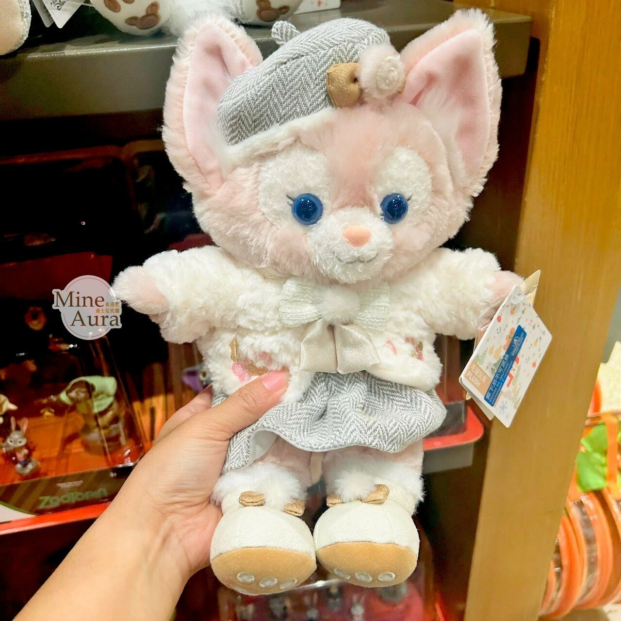 2024 冬日 達菲 Duffy 與好友們 玲娜貝兒 LinaBell SS號 娃娃 玩偶 -上海迪士尼樂園