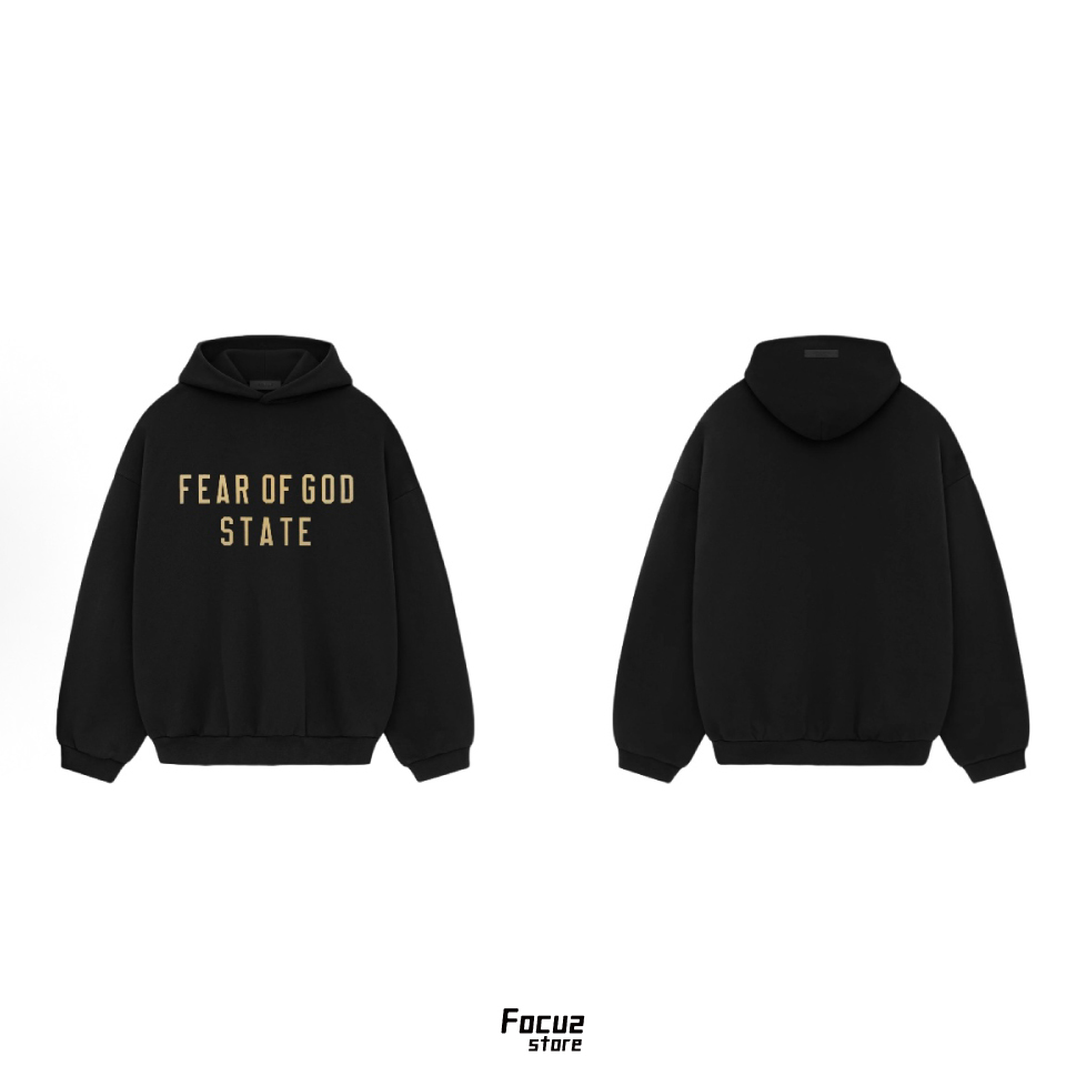 【Focus Store】現貨秒發 Fear of God Essentials FW24 Back To School系列 Fleece Hoodie "Black" 黑色 192BT246250F