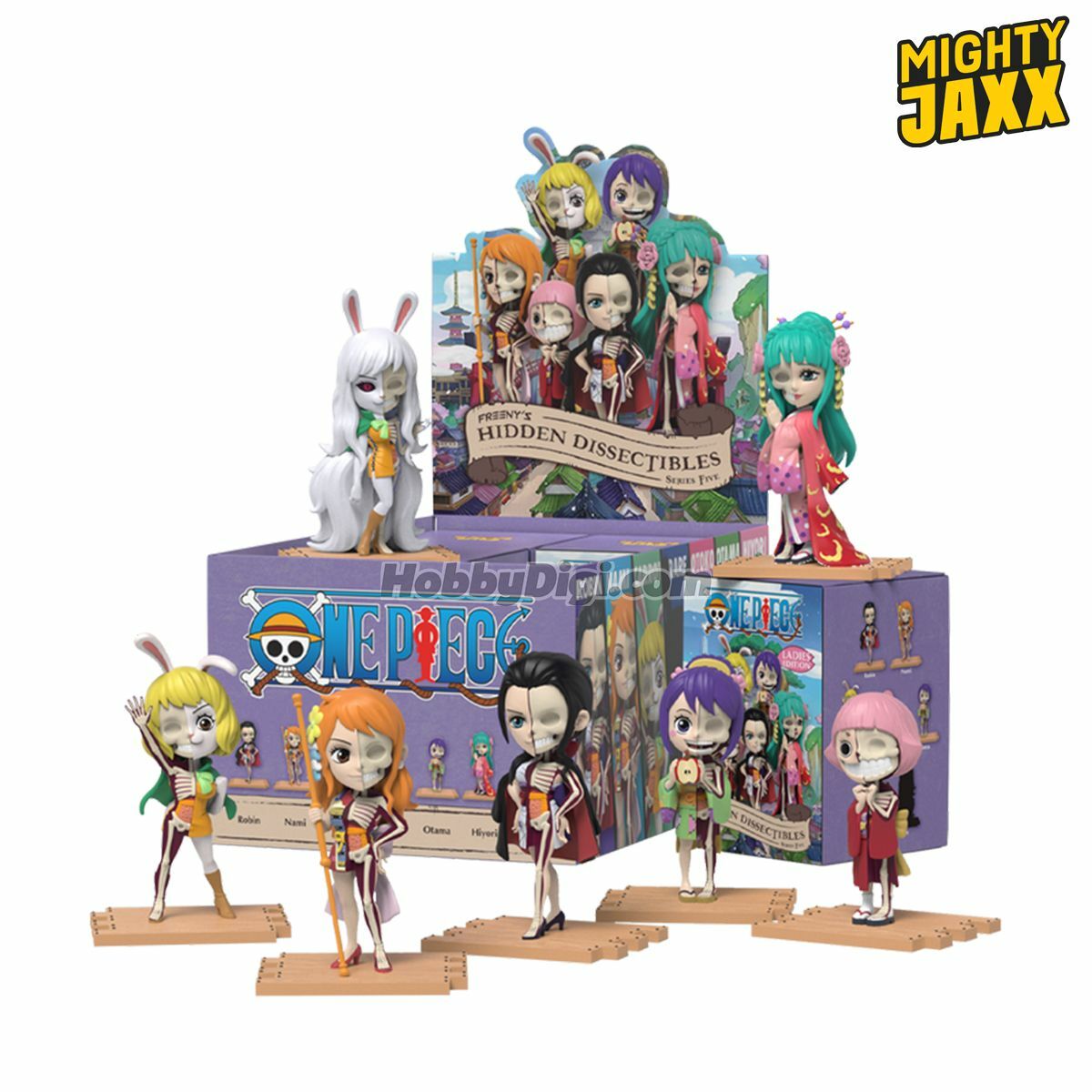 Mighty Jaxx 盒玩 半解剖系列：海賊王 女子集結! 盒玩 盲盒 (全6款)
