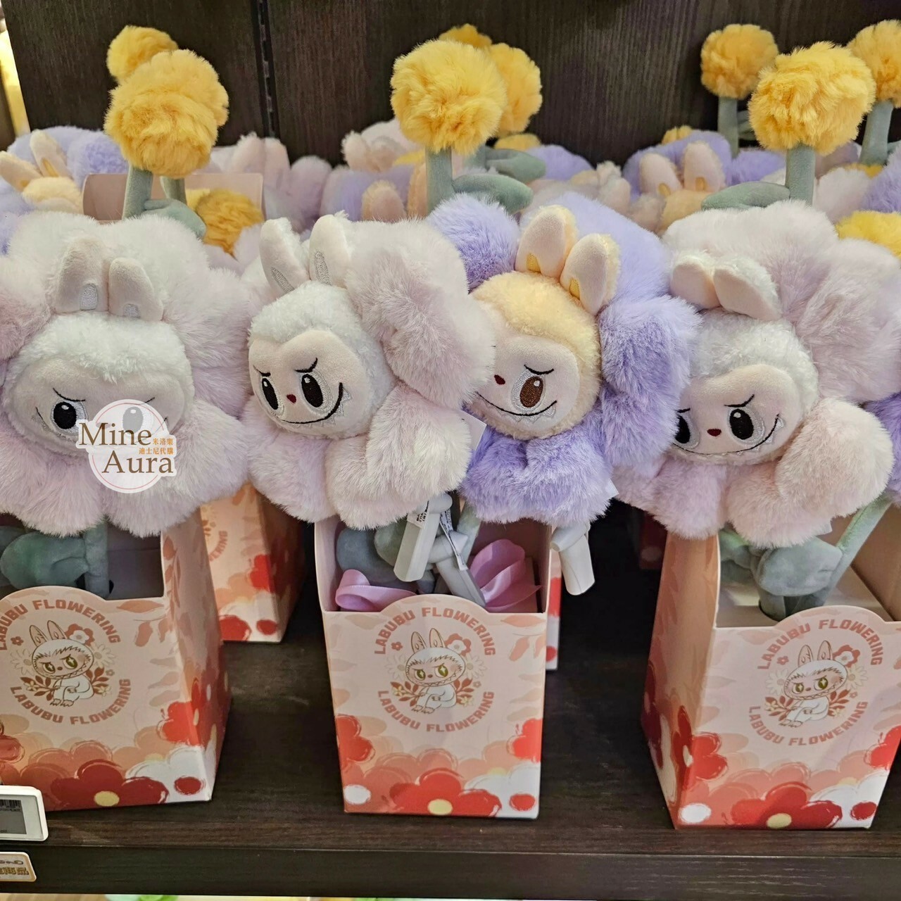 POP MART 泡泡瑪特 THE MONSTERS經典系列 拉布布 LABUBU 大頭 花朵 花束 造型 娃娃 玩偶 (小) -泡泡瑪特城市樂園