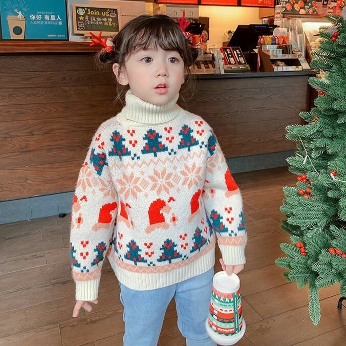 小樹針織高領毛衣-穿搭