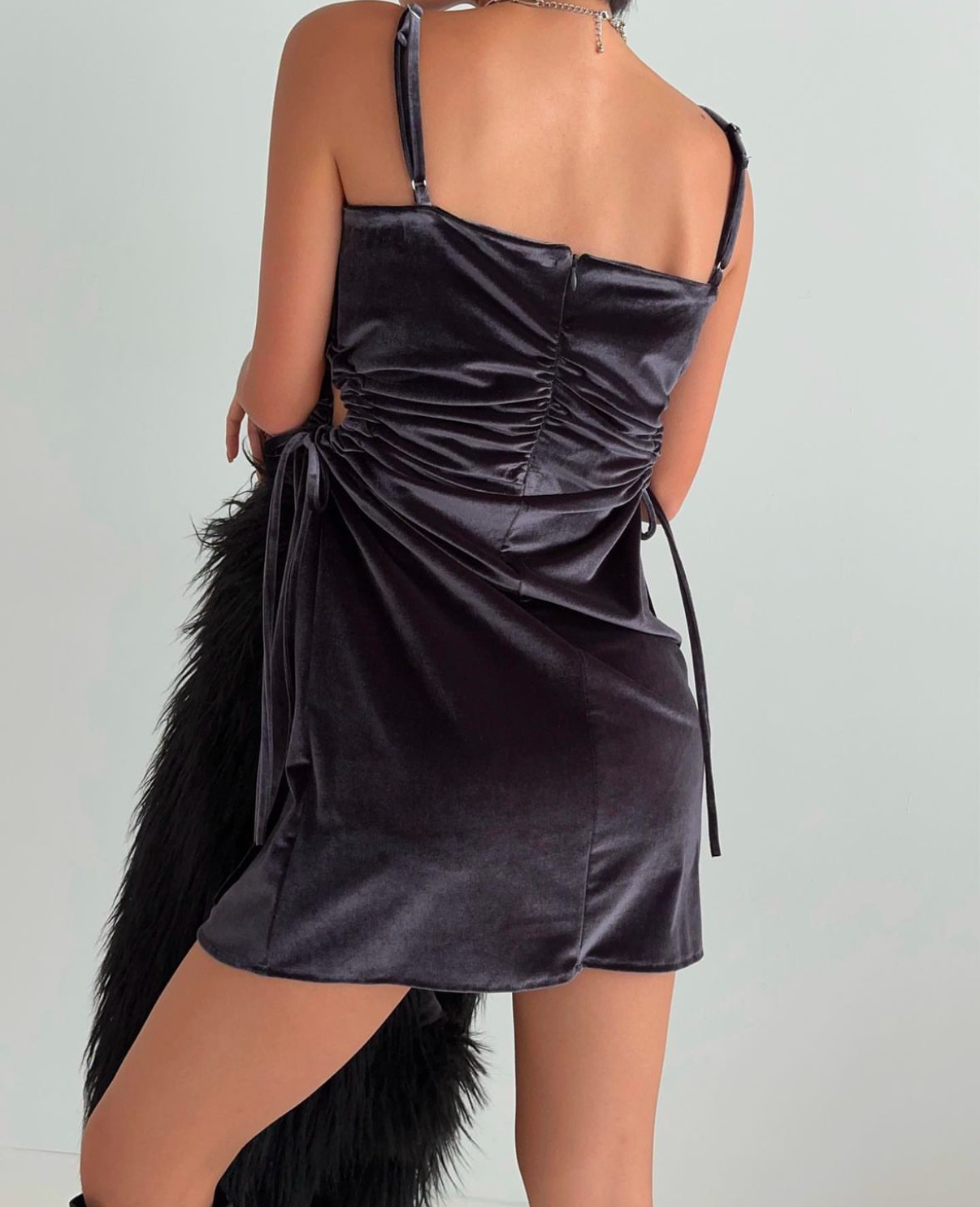 [🎄] KR VELVET NIGHT ONE PIECE (3 COLORS)