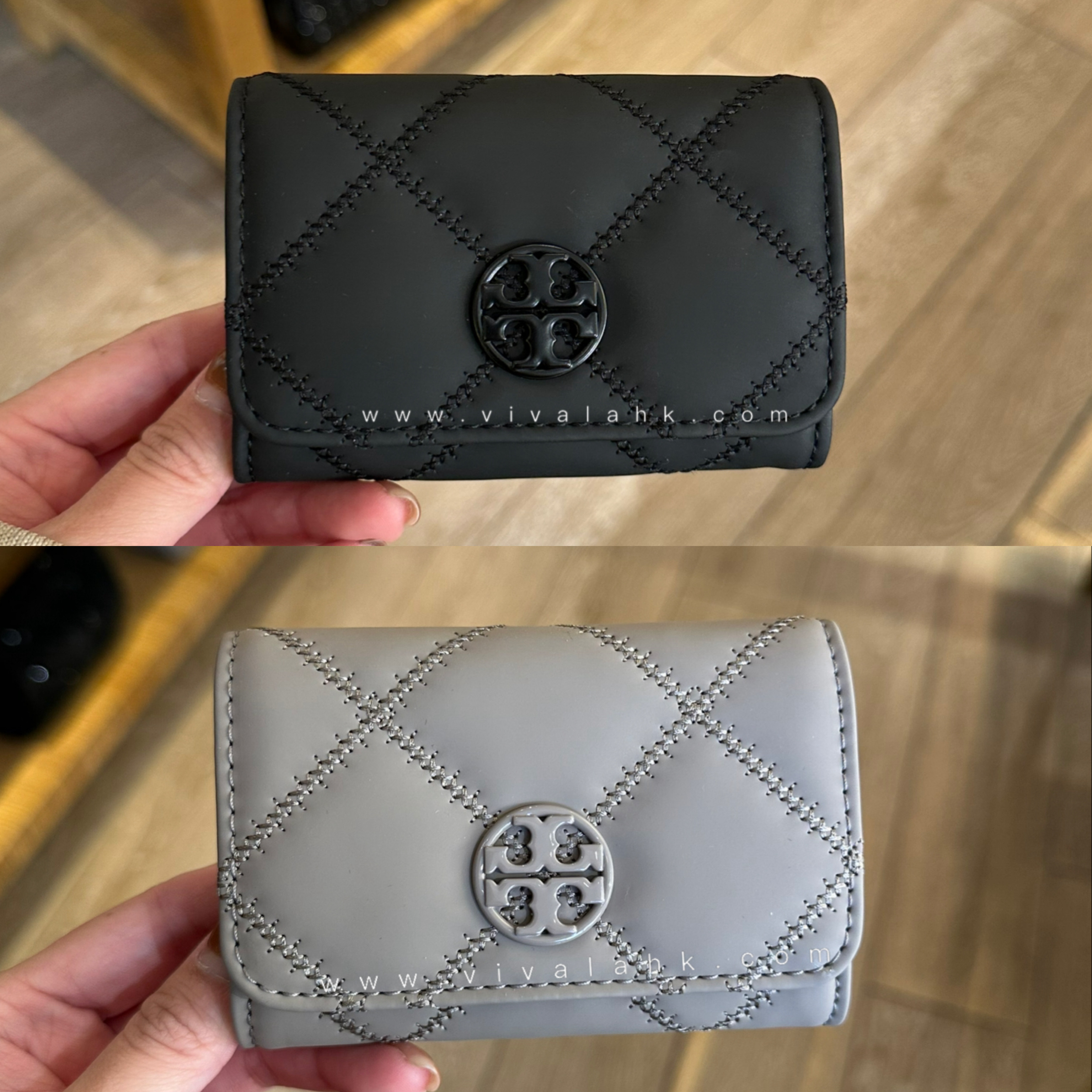 Tory Burch - Willa 卡包 (啞面繡線牛皮) (150057)