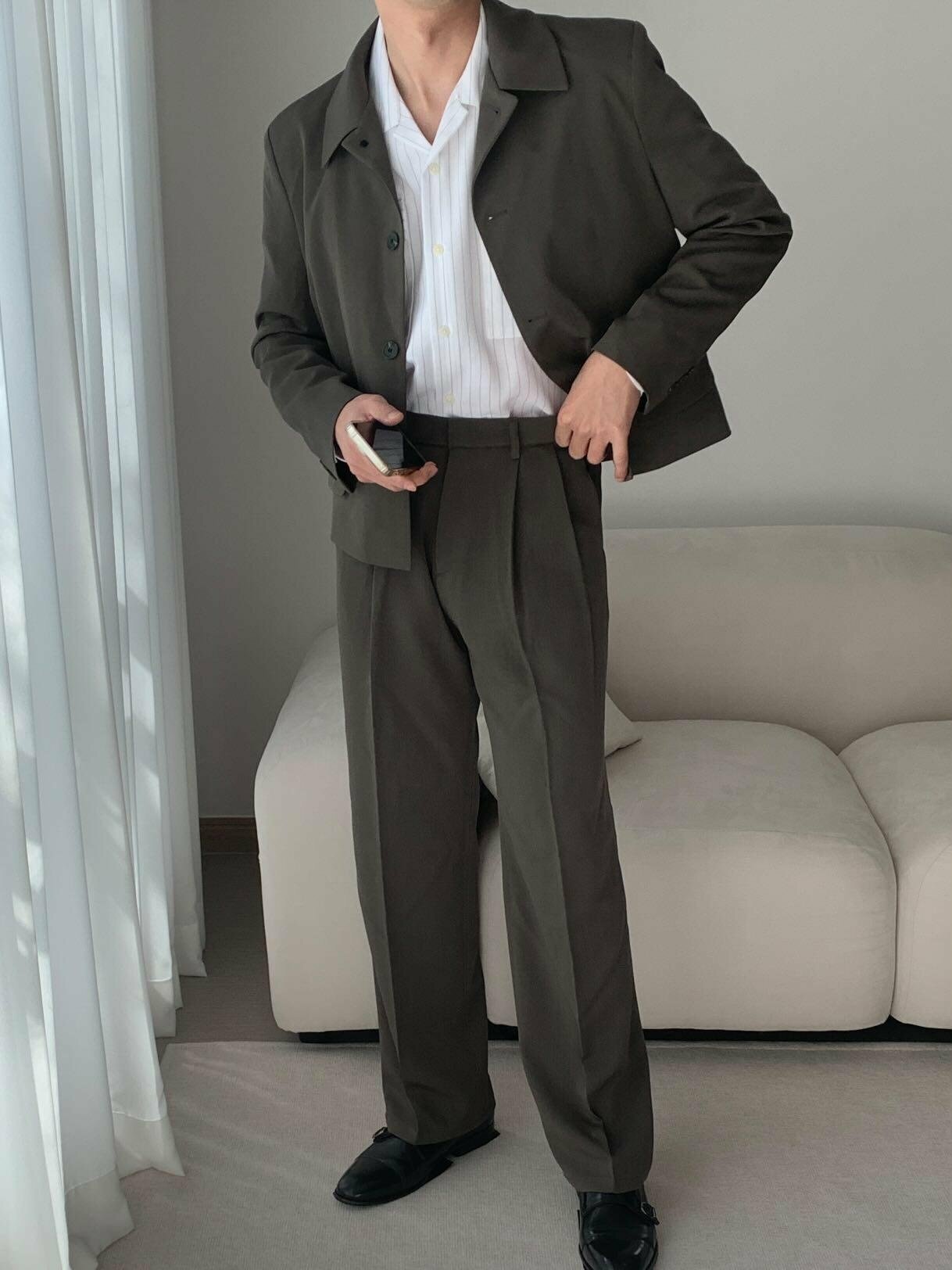 Mac Blazer短版西裝外套 細摺西裝褲