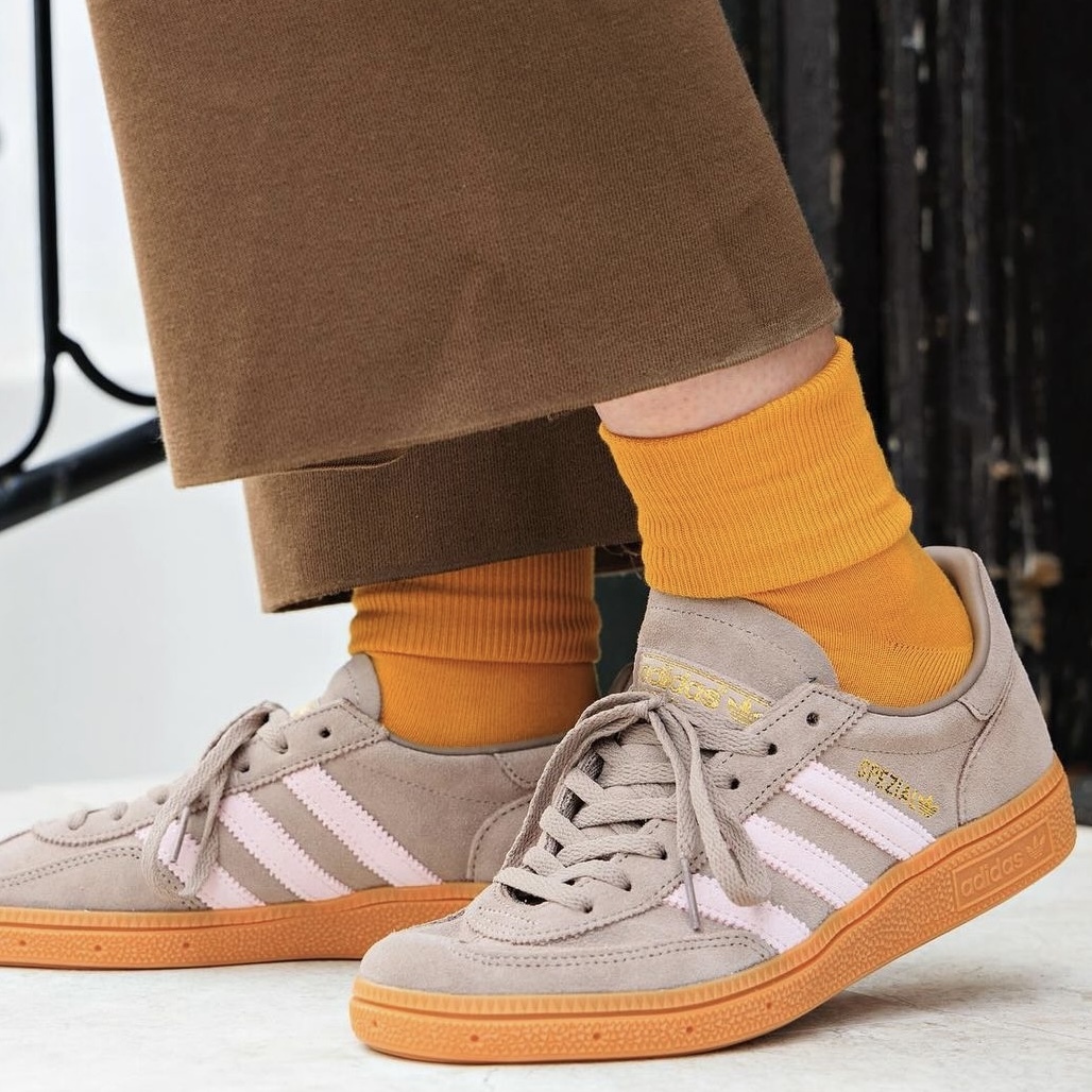 ADIDAS HANDBALL SPEZIAL 咖啡粉 卡其 麂皮 德訓鞋 休閒 JR3082