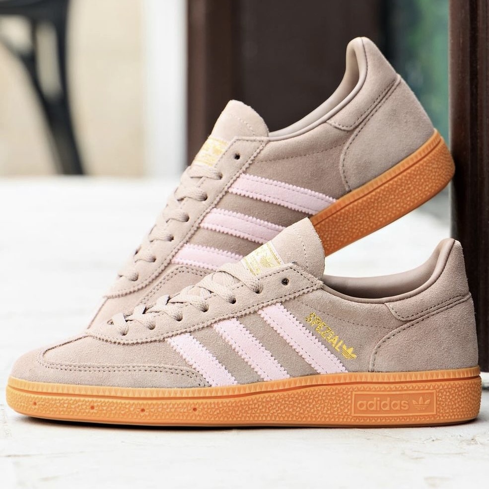 ADIDAS HANDBALL SPEZIAL 咖啡粉 卡其 麂皮 德訓鞋 休閒 JR3082