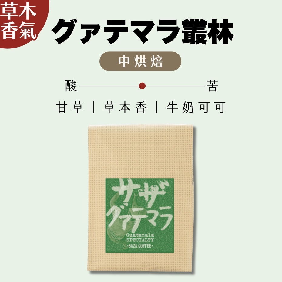 【即將抵台】日本SAZA Coffee瓜地馬拉叢林