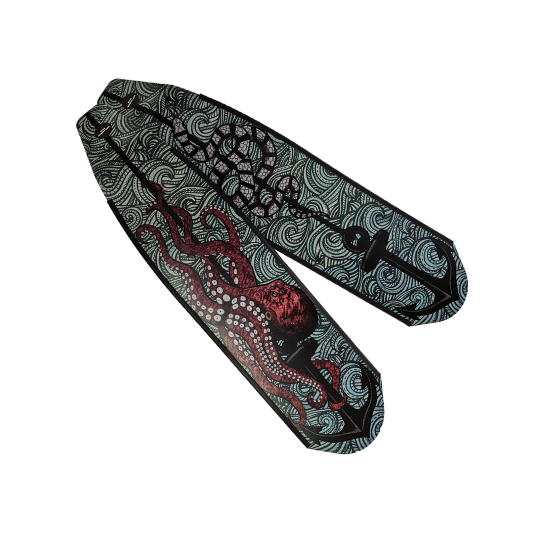 ▲DiveR 全碳纖維長蛙板-章魚海錨