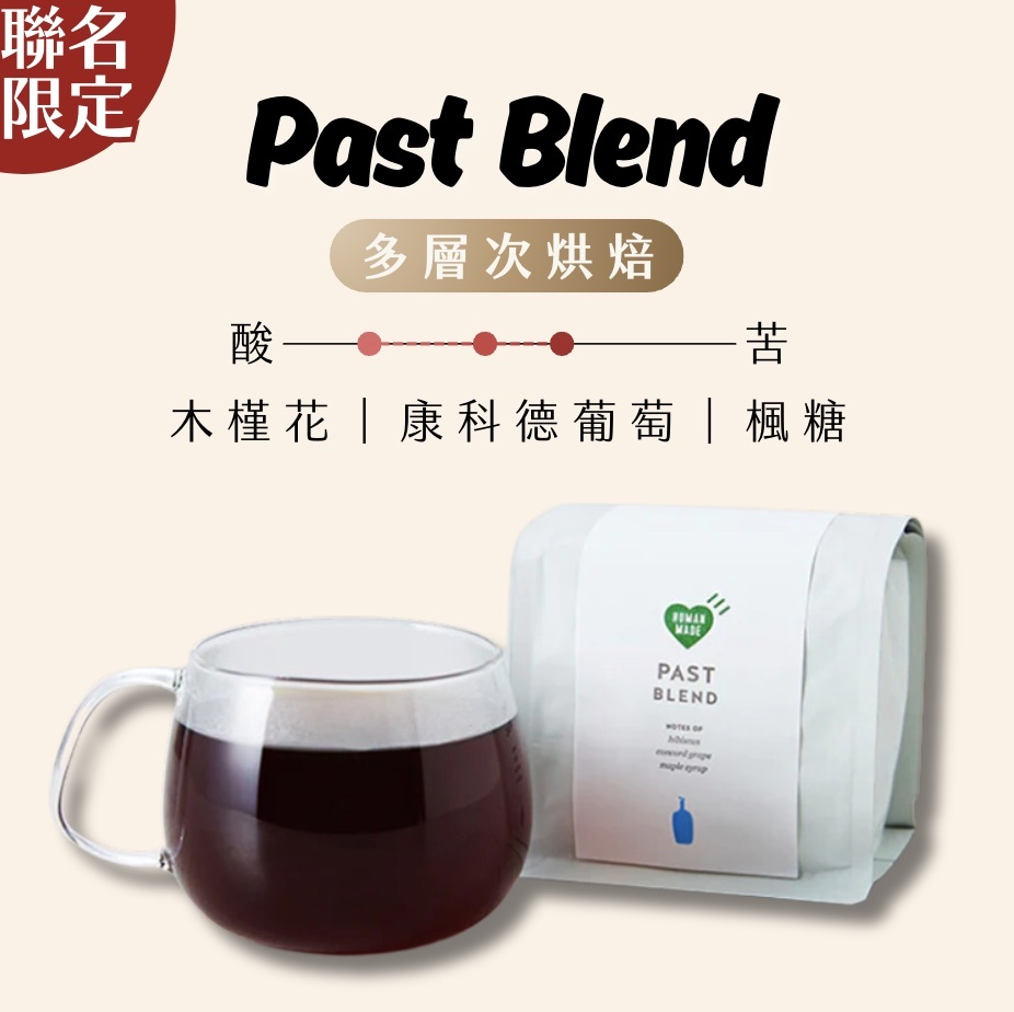 【24H出貨】𝗕𝗹𝘂𝗲 𝗕𝗼𝘁𝘁𝗹𝗲 Past Blend咖啡豆