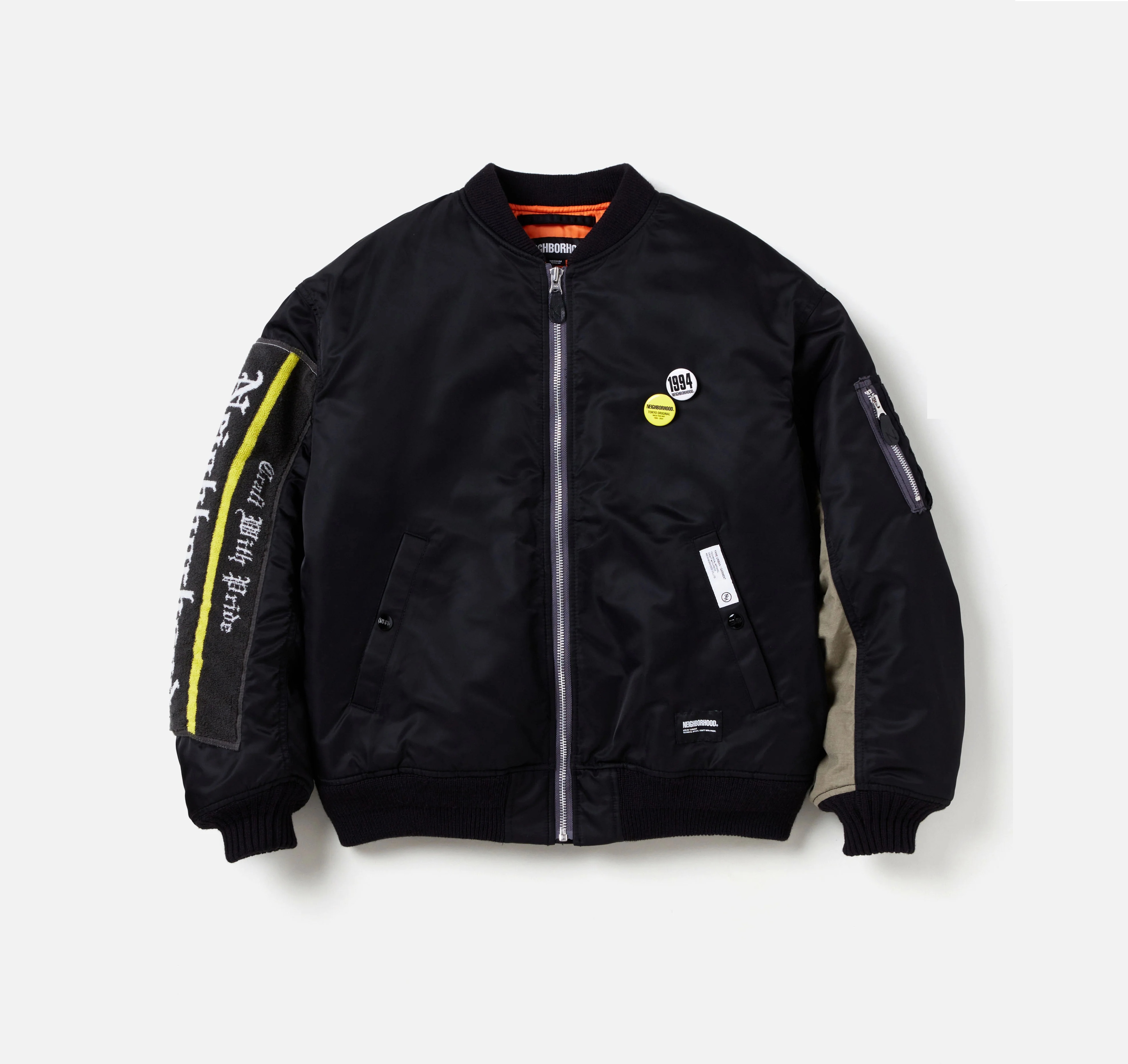 NEIGHBORHOOD 2024 A/W MA-1 FLIGHT JACKET MOD - BLACK PRE ORDER ITEM (預訂中)