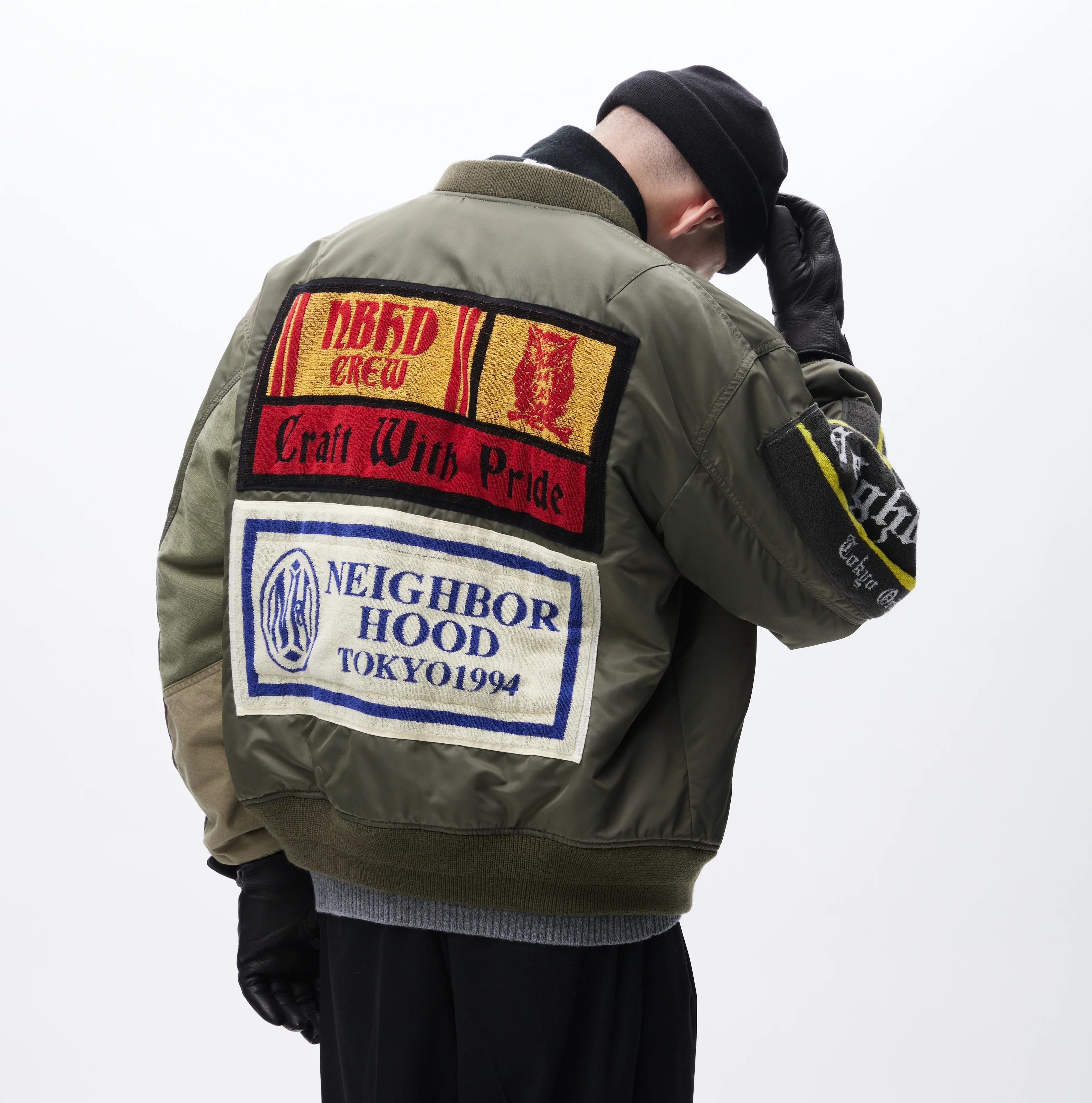 NEIGHBORHOOD 2024 A/W MA-1 FLIGHT JACKET MOD - OLIVE PRE ORDER ITEM (預訂中)