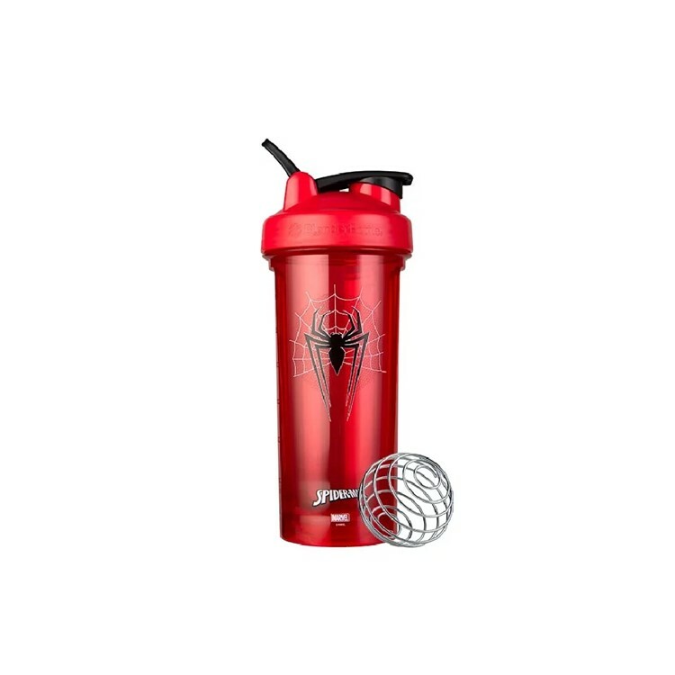 Blender Bottle® Pro28™【Marvel特別款】圓底透亮搖搖杯|蜘蛛人
