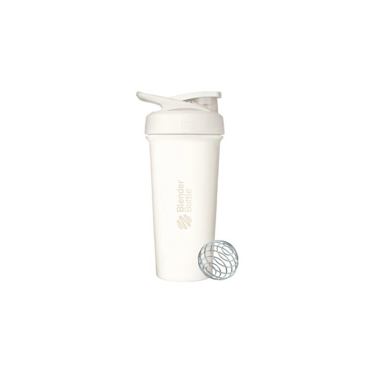 Blender Bottle® Strada Sleek 25oz |不鏽鋼保溫保冰杯 奶油白