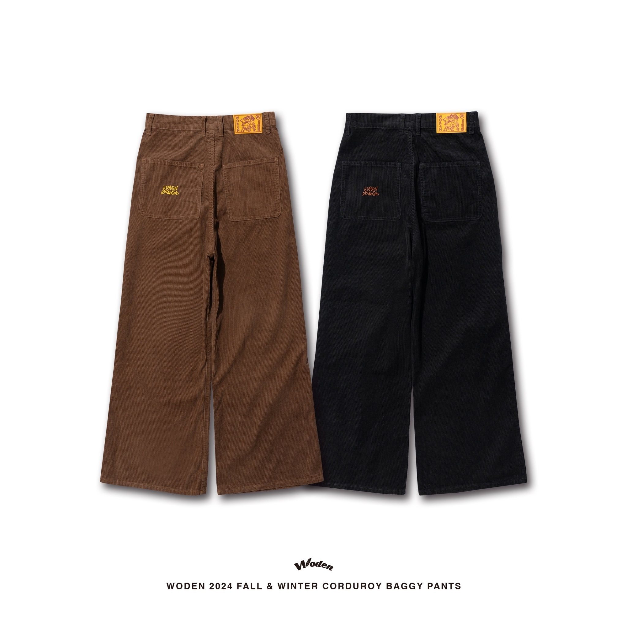 WODEN 2024 FALL &WINTER 033 CORDUROY BAGGY PANTS