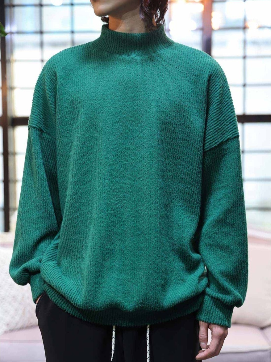 羅紋拉絨小高領T卹