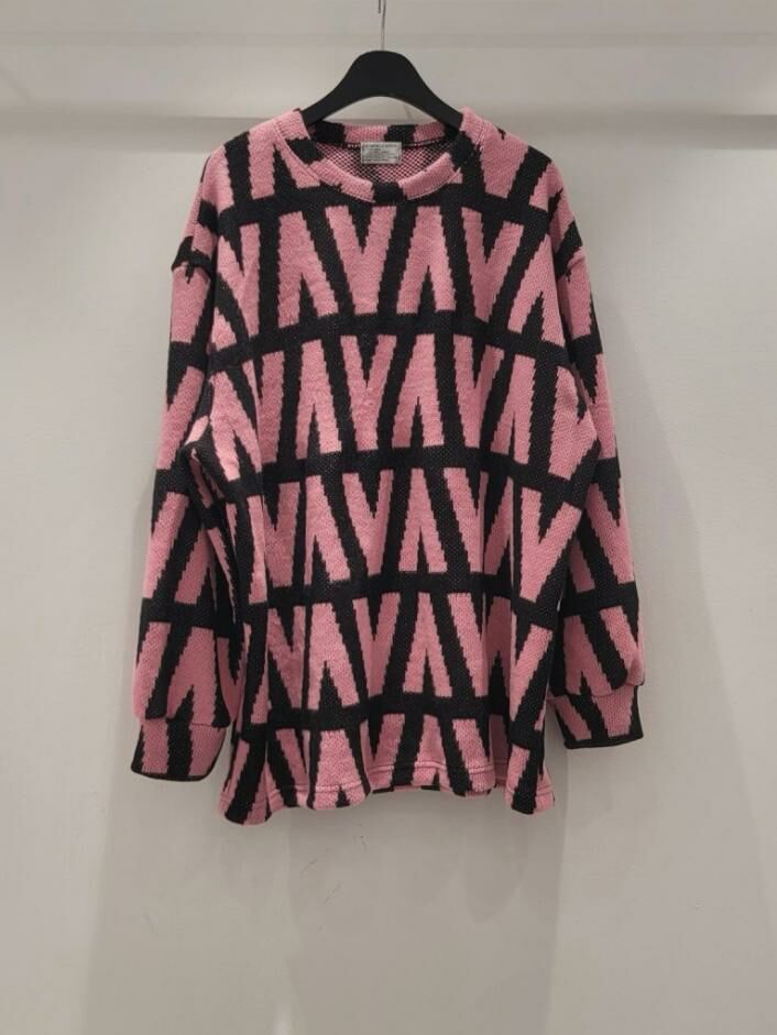 圓領V字針織衫 T5611