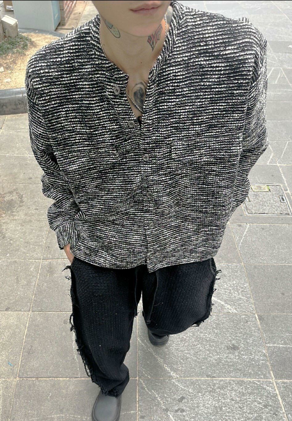 圓領開胸外套 Crunky_youth-078JK