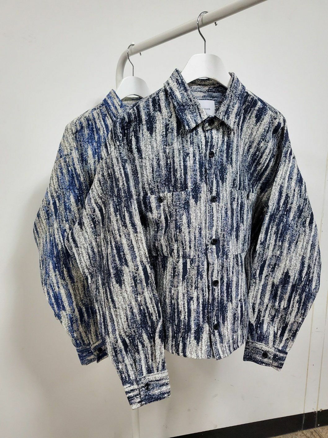 直紋恤衫外套 Crunky_youth-079JK