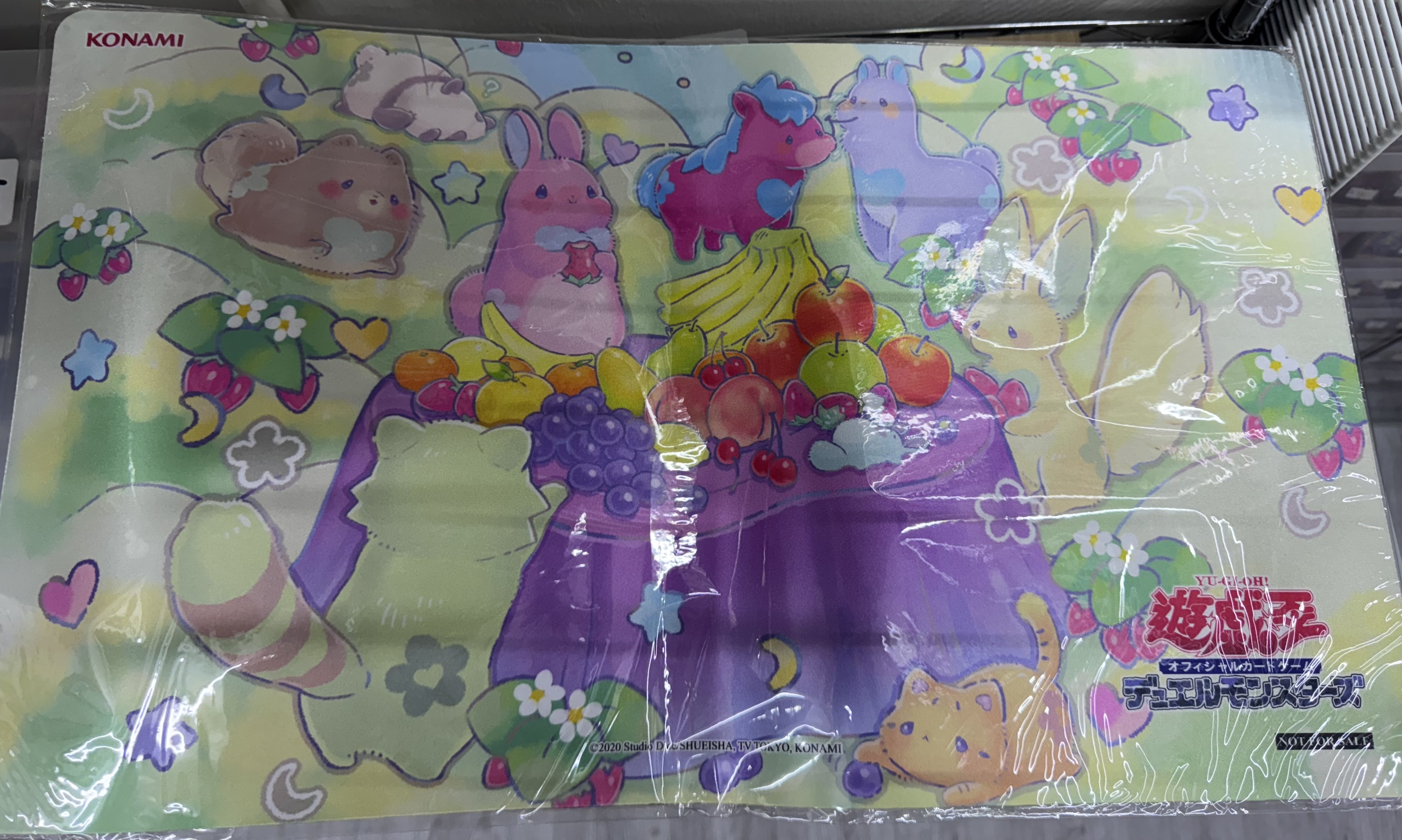 遊戲王 遊戲王日 童畫動物Playmat