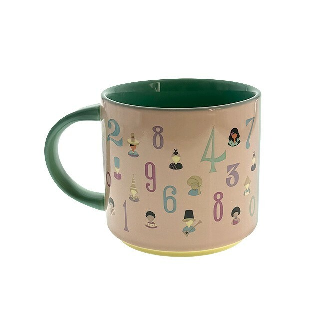 迪士尼 小小世界 圖案 陶瓷馬克杯 水杯 -香港迪士尼樂園