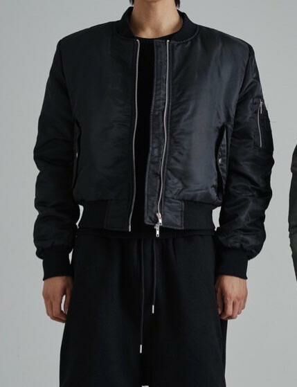 淨色拉鍊外套(薄夾棉) Seeot-018JK