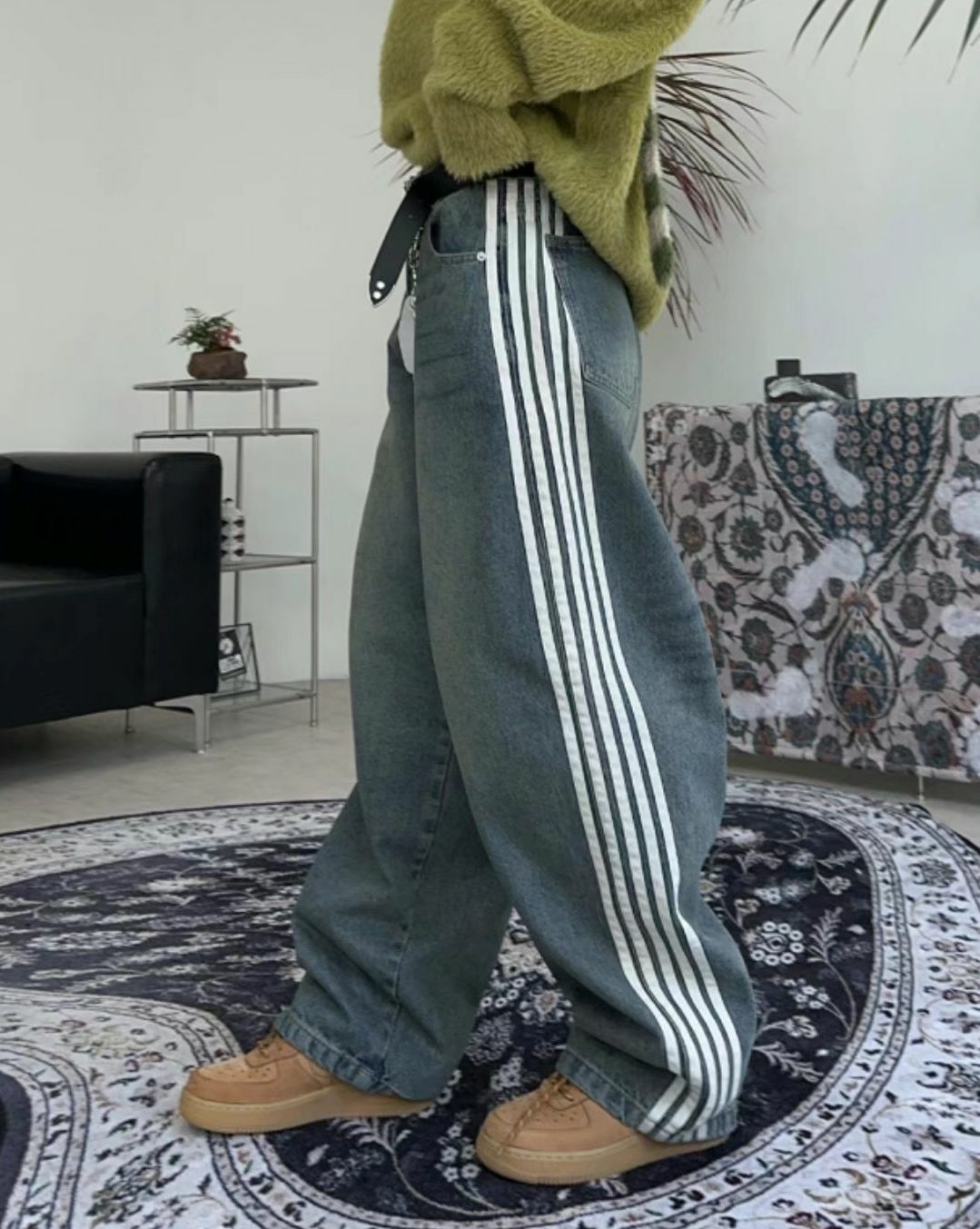 五間鬆身牛仔褲 Seeot-025P