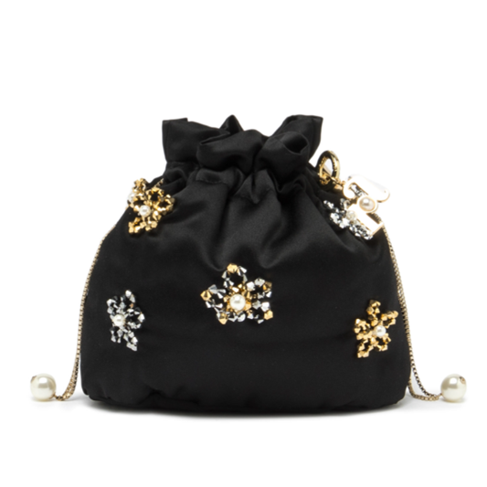 1RS1116-057 ROSANTICA Selene Berillo Black #B17947/NER-MFW24 (B-EU-E)